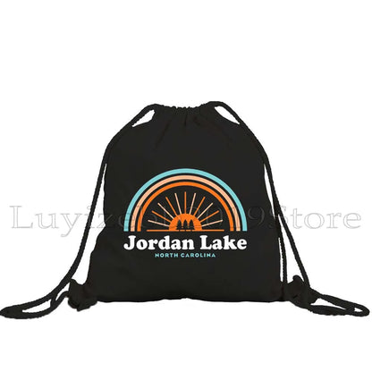 Jordan Emblem Drawstring Bag – Petra, Flag & Map Gym Sackpack