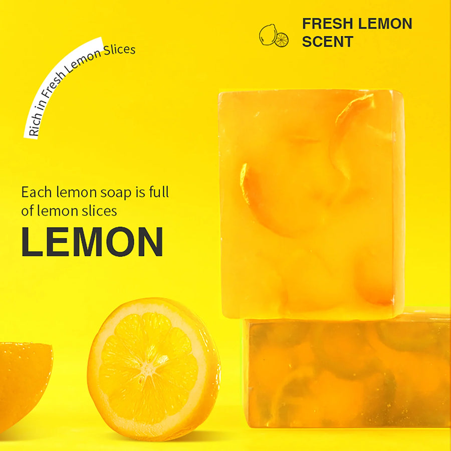The Lemon Light – Dark Spot & Acne Remover Soap with Olive Oil (200g)