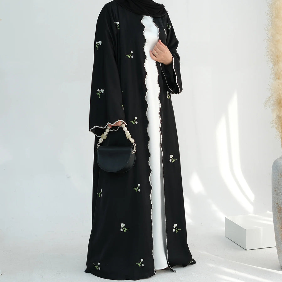 Eid Embroidered – The Cardigan Abaya for the Muslim Woman in America