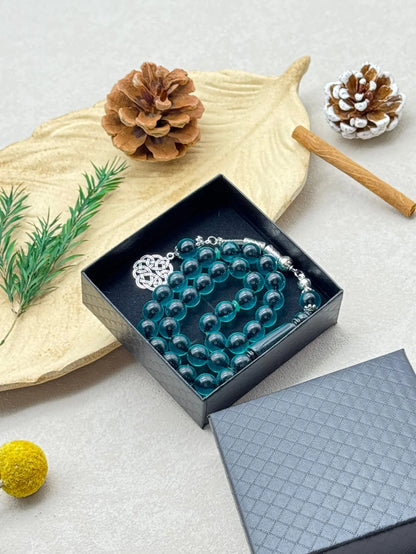 33 Beads Solid Color Acrylic Muslim Tasbih Islamic Prayer Beads Gift Box