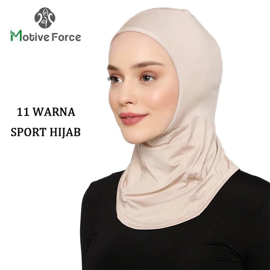 The Modal Sport Silk – Instant Jersey Hijab & Satin Turban for Women