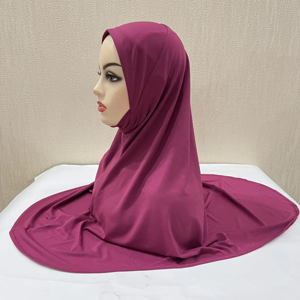 The Amira Pull-On Hijab – Full Coverage, Effortless Modesty