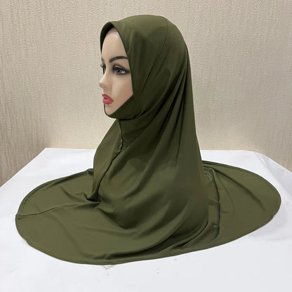 The Amira Pull-On Hijab – Full Coverage, Effortless Modesty