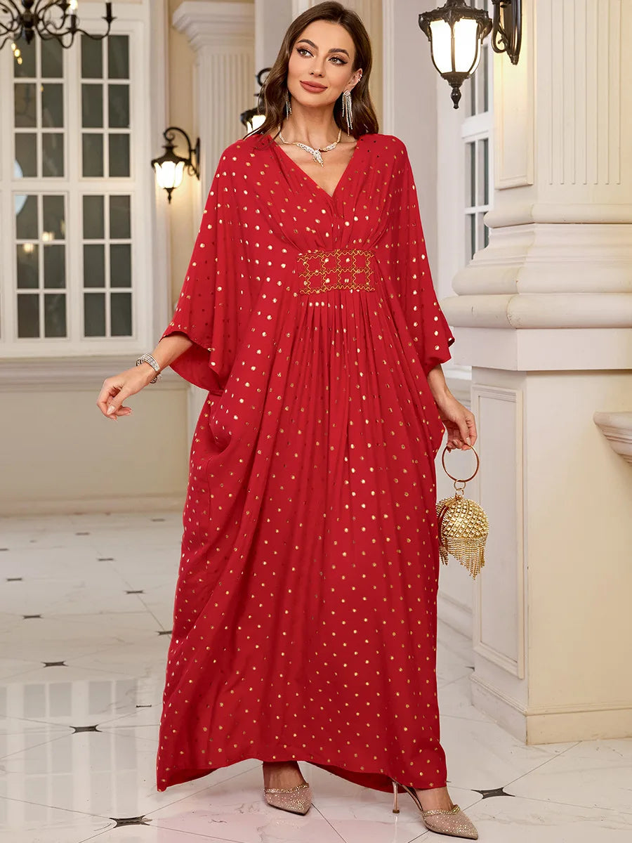 The Plus Size Moroccan Cover-Up – Embroidered Kaftan for the Arab Woman in America