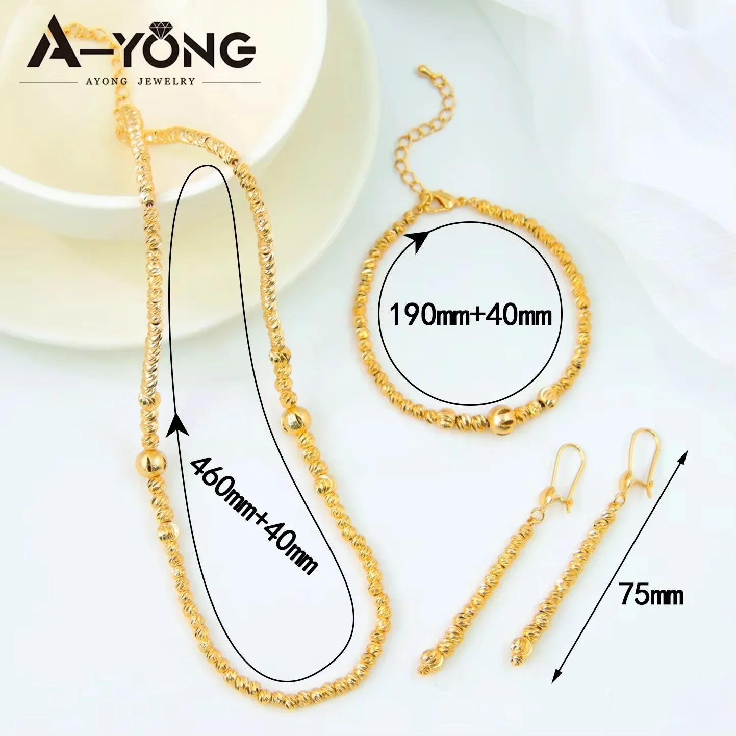 Bridal Gold of Arabia – 24K Gold Plated Wedding Jewelry Set for the Arab Woman in America