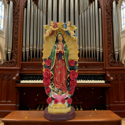 Statue of the Birth of Jesus by the Virgin Mary，the Size Is28cm/11.02in，Collectible Small Statue Ornaments，Ramadan Gifts