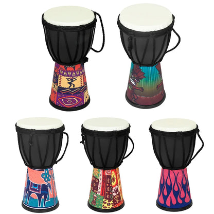 African Drum Handheld Children's Drum Gifts Portable Snare  Drum Cavity Orff Percussion Musical Instruments