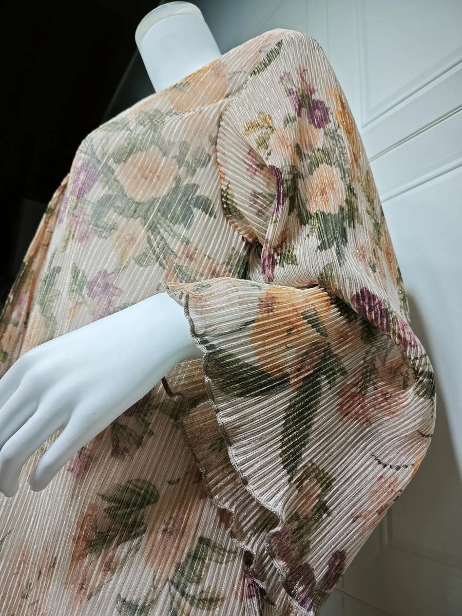 One Look. One Soul. – The Pleated Floral Cardigan with Hijab for the Muslim Woman in America