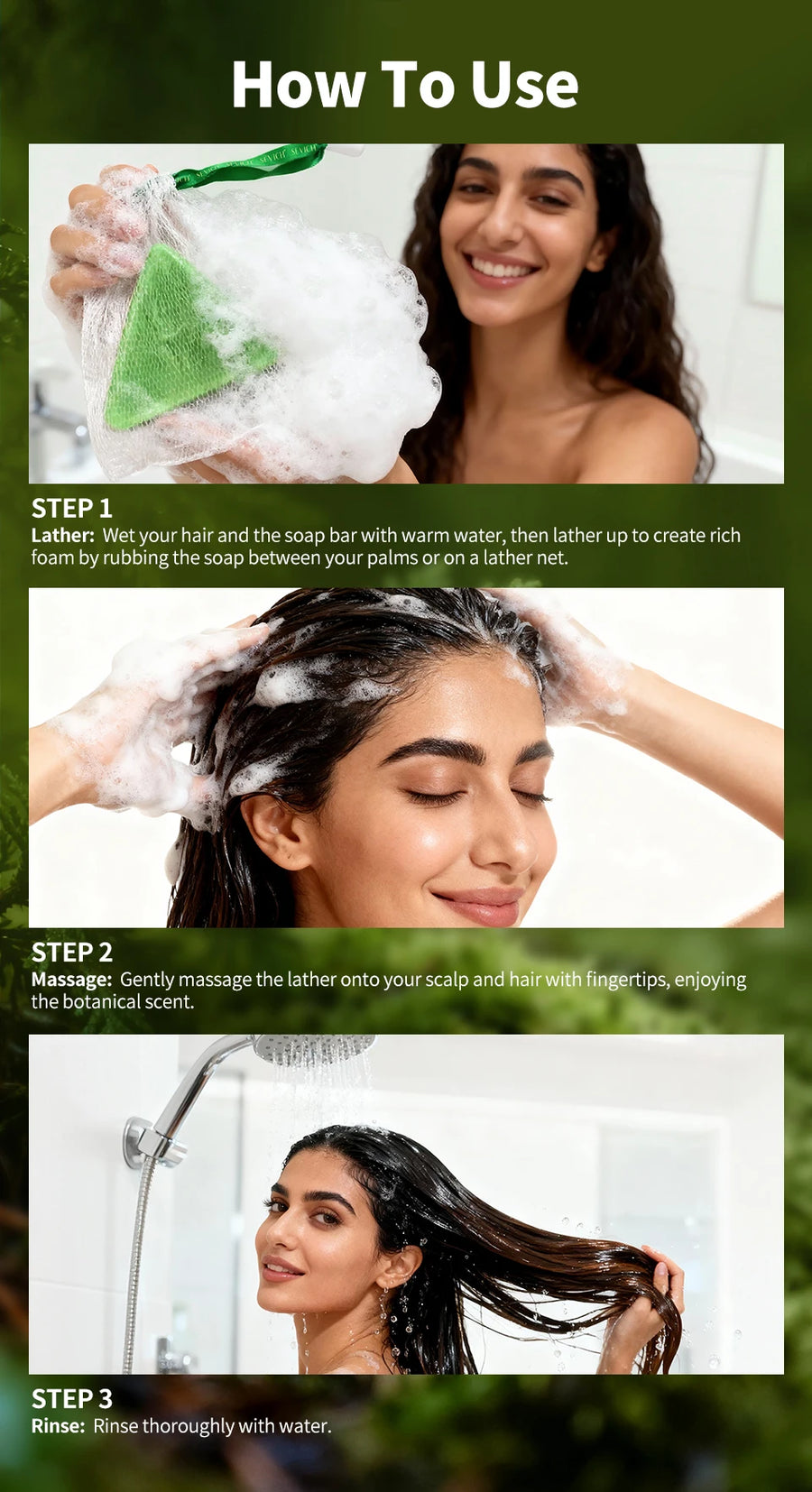 The Usman Herb – Solid Shampoo Bar for Hair Growth & Strength