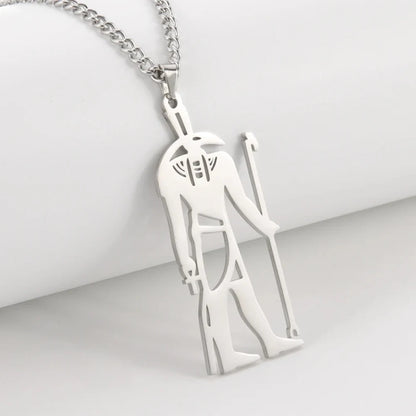 Ancient Egyptian Heritage Pendant – Stainless Steel Necklace of the Pharaohs