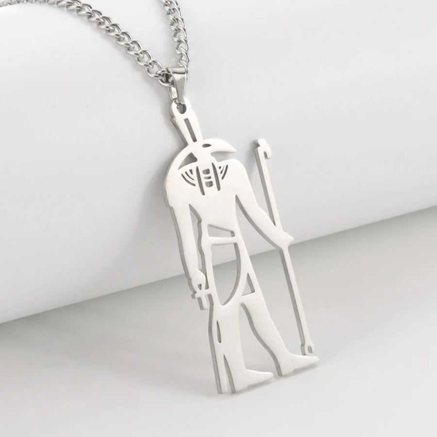 Ancient Egyptian Heritage Pendant – Stainless Steel Necklace of the Pharaohs