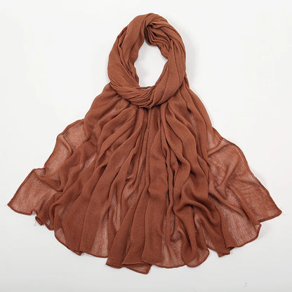 The Crinkle Rayon Hijab – Effortless Elegance, All-Day Comfort