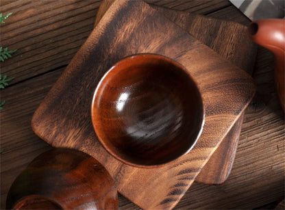 Handmade Spruce Wood Cups – Natural Big Belly Mug for Tea, Coffee & Milk