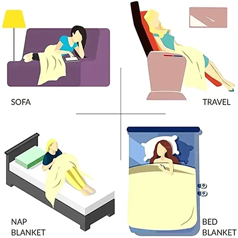 6 Size Merciful Virgin Mary Flannel Art Blanket, Home Sofa Office Nap Blanket for Four Seasons, Machine Washable Flannel Blanket