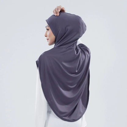 Muslim Sport Instant Turban Hat Inner Hijabs Caps for Women Islamic Bandana Hats Female Headwrap Headscarf
