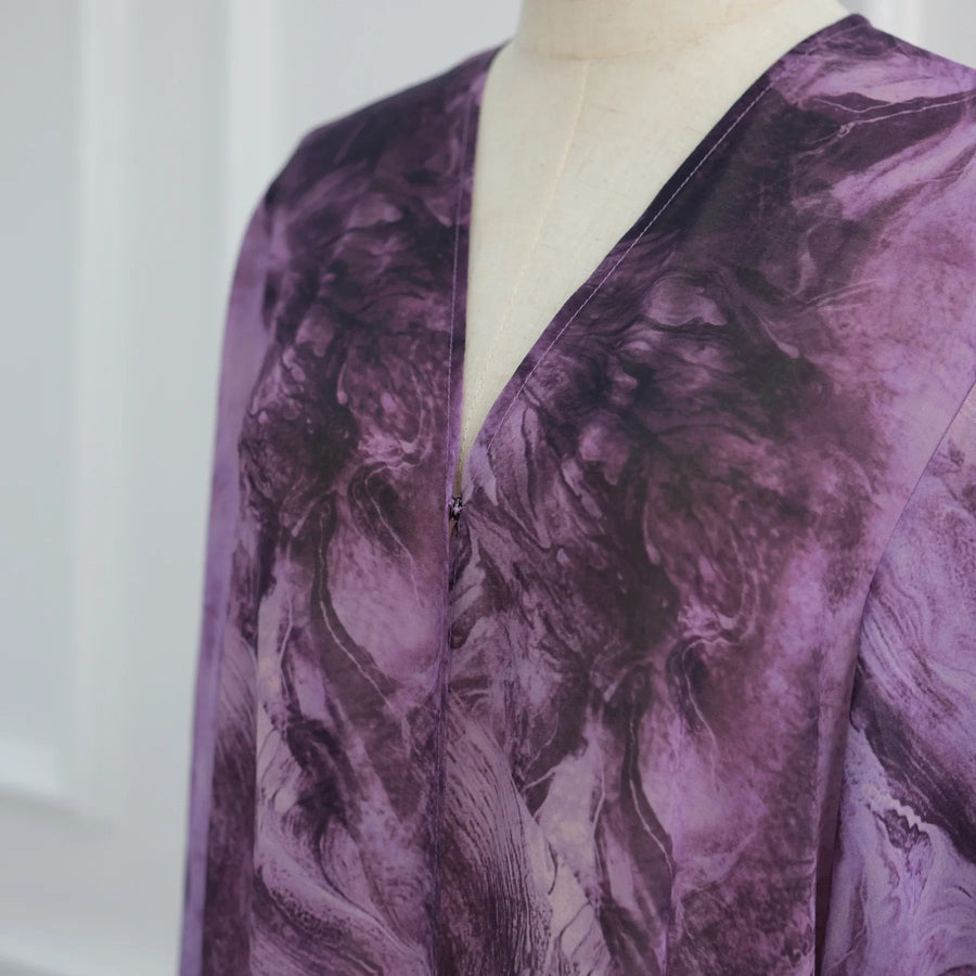 Printed Blessings – Cardigan Scarf Set for the Muslim Woman in America