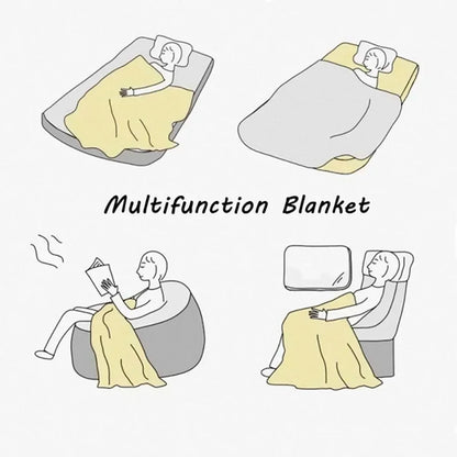 6 Size Merciful Virgin Mary Flannel Art Blanket, Home Sofa Office Nap Blanket for Four Seasons, Machine Washable Flannel Blanket