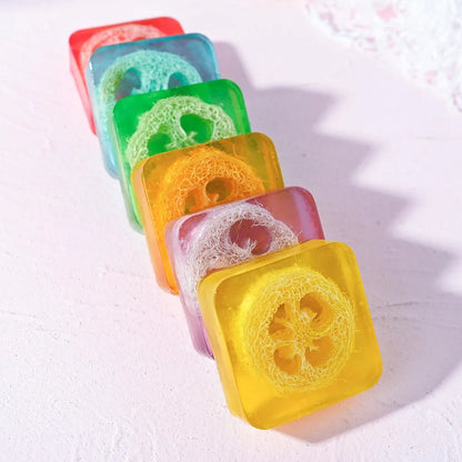 Loofah Honey Vitamin E Cleansing And Bath Essential Oil Soap, Plant Silk Melon Network Deeply Cleanses The Skin