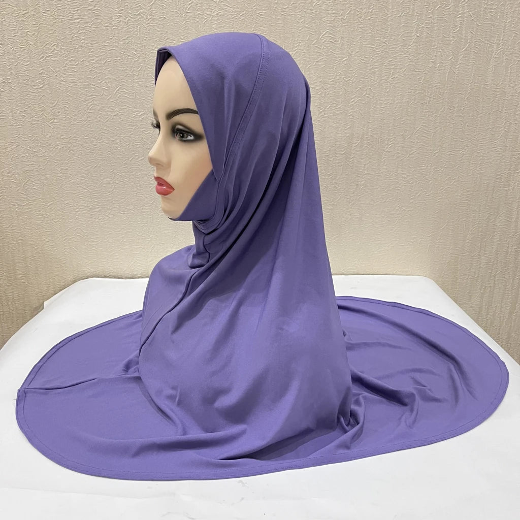 The Amira Pull-On Hijab – Full Coverage, Effortless Modesty