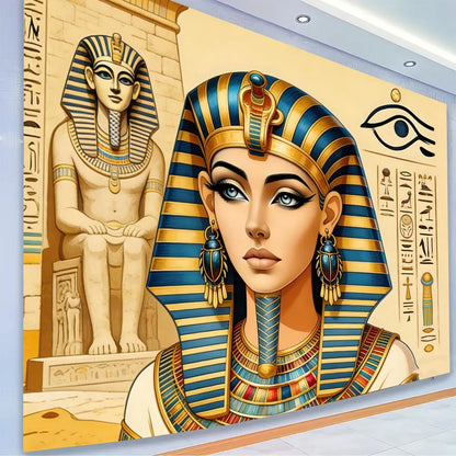 Ancient Egyptian Goddess Tapestry – Pharaoh & Anubis Wall Hanging for Heritage Decor
