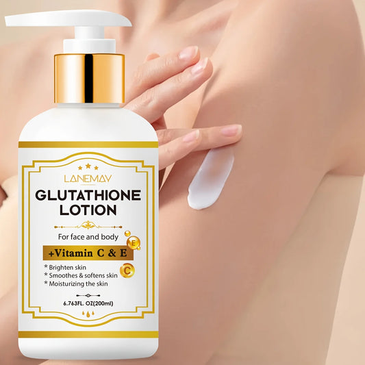 The Glutathione Glow – Brightening Lotion with Vitamin C & E