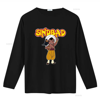 80s vintage retro German tv show 80er Deutsche Kinder Serie Sindbad T Shirt long or short sleeves vintage Washed Soft Stretched