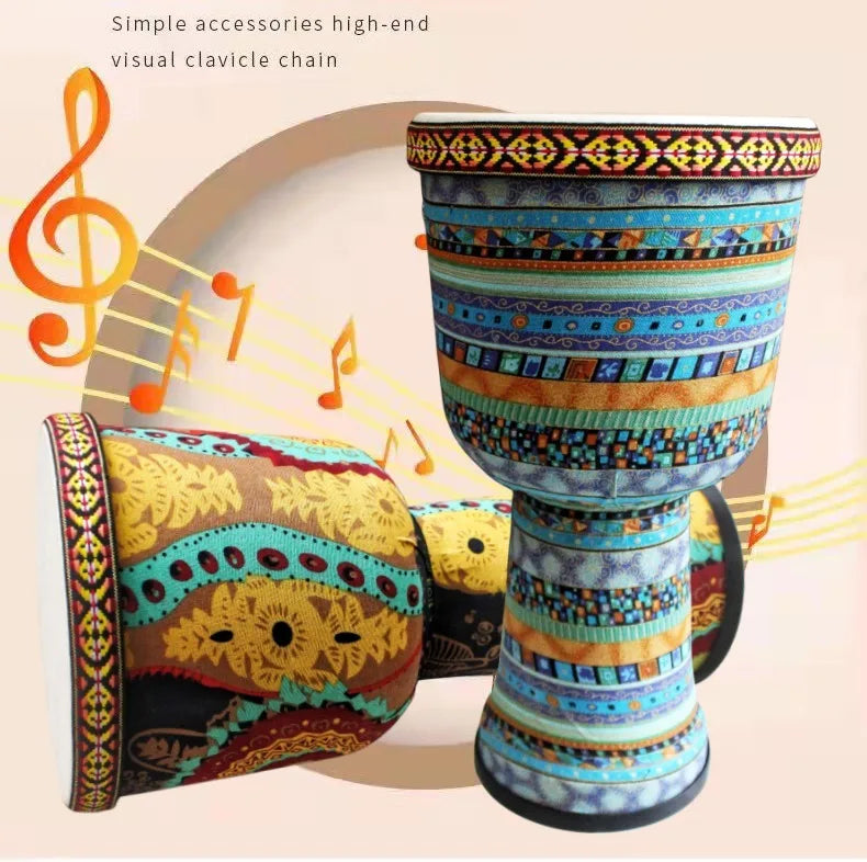 Sheepskin Djembe African Drum Children Beginner Music Drums Tambourine Adult Traditional Drum Handmade Percussion Instruments