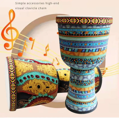 Sheepskin Djembe African Drum Children Beginner Music Drums Tambourine Adult Traditional Drum Handmade Percussion Instruments