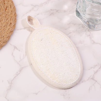 Natural Loofah Body Scrubber Bath Exfoliating Sponge Soft Shower Brush Cleaner Pad Exfoliator Shower Puff Body Skin  Tool