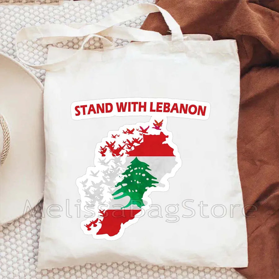 Love Beirut – Lebanese Roots Canvas Shoulder Tote