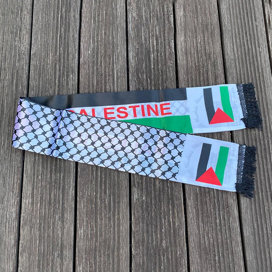 The Palestine Satin Scarf – A Touch of Elegance, A Statement of Pride