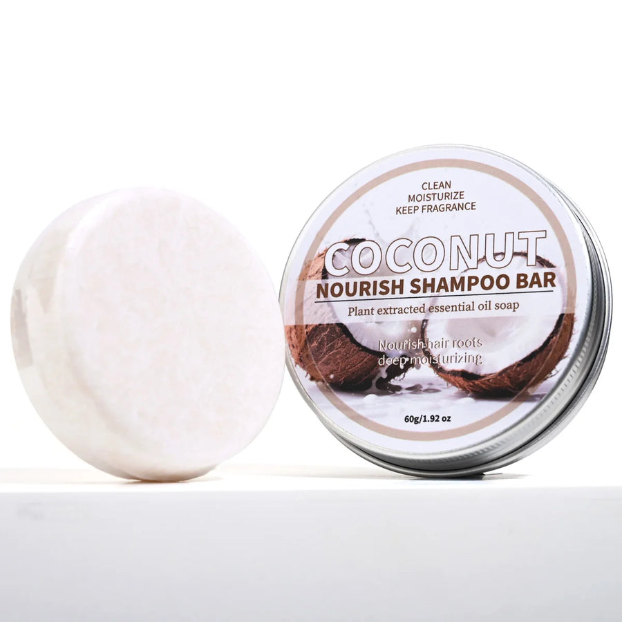 The Coconut Cleanser – Handmade Olive & Coconut Oil Shampoo Bar