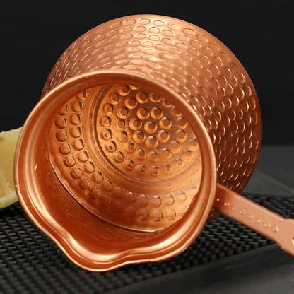 Copper Turkish Coffee Pot Stove Top High Performance Kettle Traditional Small Coffee Teapot for Home or Camping