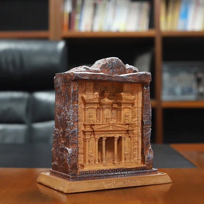 Petra Ancient City Resin Ornament – Creative Jordanian Heritage Decor