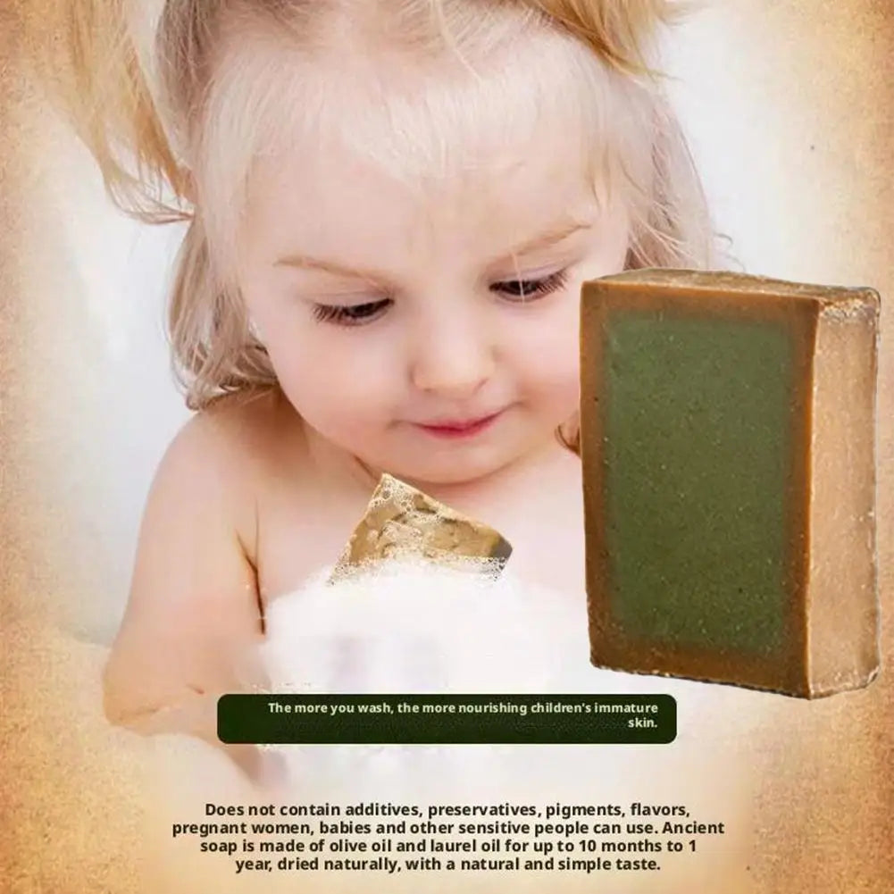Olive Fragrance Bath Soap Handmade Look Bar for Men and Women Daily Cleansing Routine Eco-Friendly Bathroom Essential Skin Care