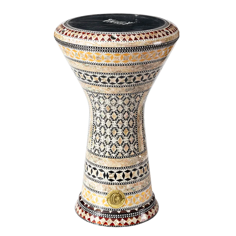 Middle Eastern drum Darbuka Arabic drum Handclapped percussion instruments Made in Egypt 8 Inch Aluminum