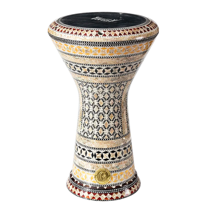 Middle Eastern drum Darbuka Arabic drum Handclapped percussion instruments Made in Egypt 8 Inch Aluminum