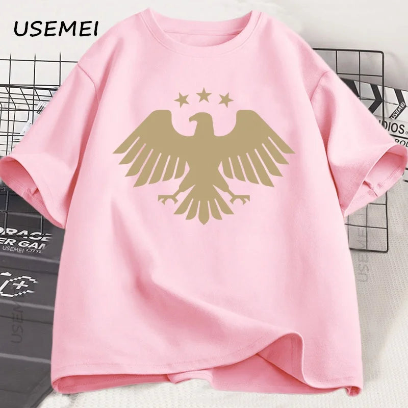 Men's T-Shirt Eagle of Syria Graphic T Shirts Casual Cotton Short Sleeve Syrian T Shirt Man Woman Streetwear Loose Tees