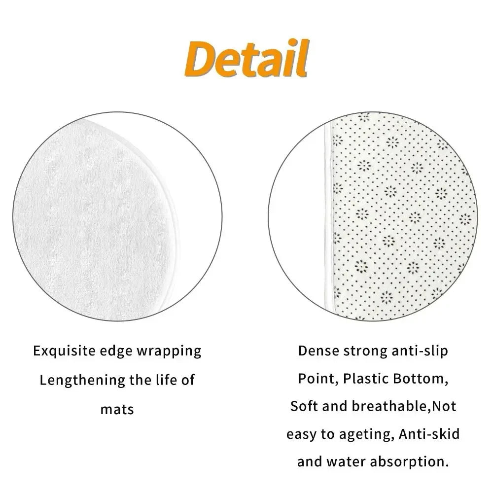 Retro Aztec Sun Calendar Round Rug Mayan Culture 3D Print Non-slip Floor Mat for Living Room Bedroom Mystical Home Decor Carpet