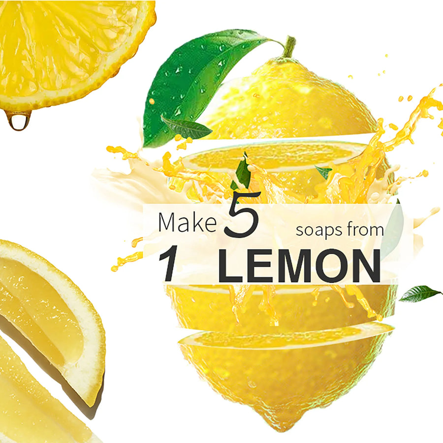 The Lemon Light – Dark Spot & Acne Remover Soap with Olive Oil (200g)