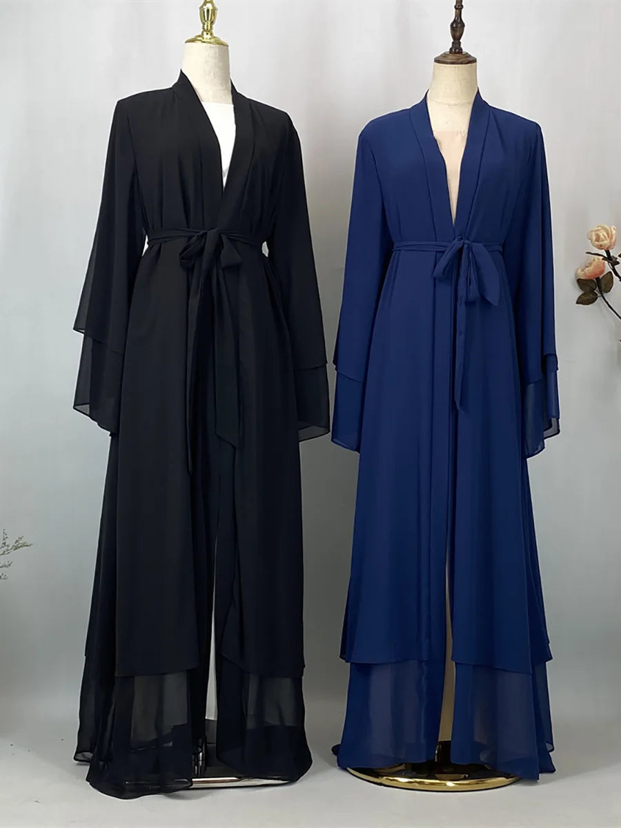 Ramadan Chiffon – The Open Abaya for the Muslim Woman in America