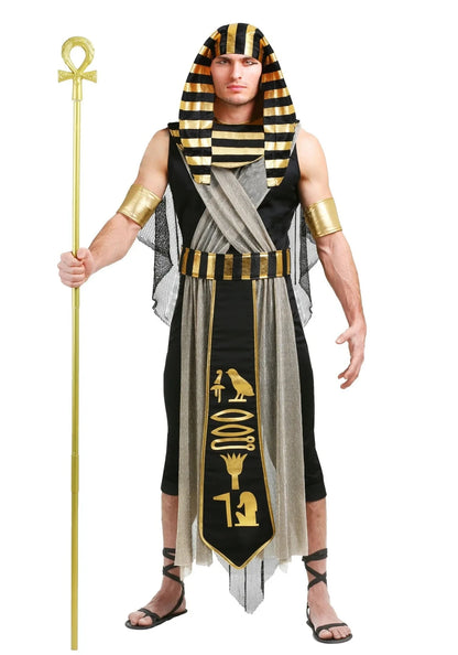 Pharaoh & Cleopatra Couple Costume – Egyptian King & Queen Cosplay Set