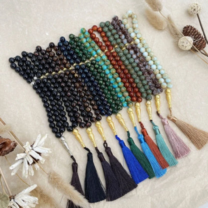New Muslim Prayer Beads Bracelet Tasbih Ramadan Prayer Beads for Daily Misbaha and Meditation (10mm (33 Beads),4 Colors)