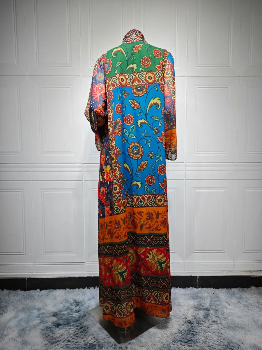 Zahraa Ramadan – The Rhinestone Floral Abaya for the Muslim Woman in America