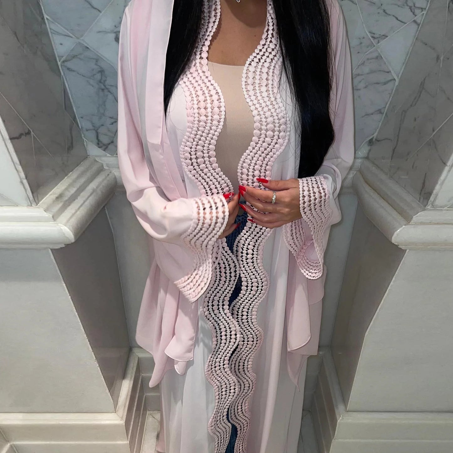 Ramadan in America – Dubai Open Abaya for the Muslim Woman