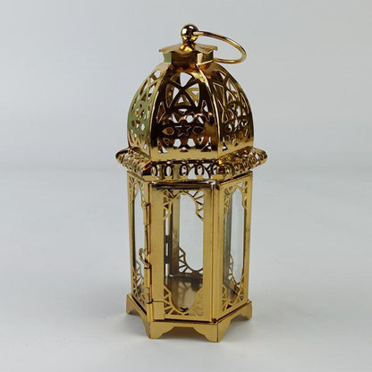 Moroccan European Wind Candlestick Lamp Stand Candle Holder Candlestick Desktop Candlelight Decoration Living Room Tealight