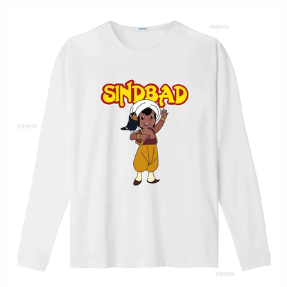 80s vintage retro German tv show 80er Deutsche Kinder Serie Sindbad T Shirt long or short sleeves vintage Washed Soft Stretched
