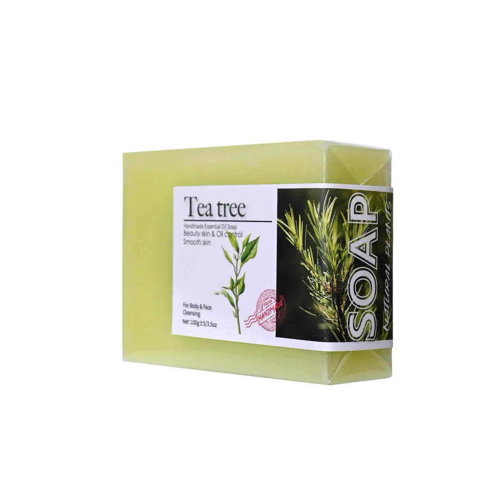 The Tea Tree Bar – Handmade Olive Oil & Essential Oil Soap (100g)
