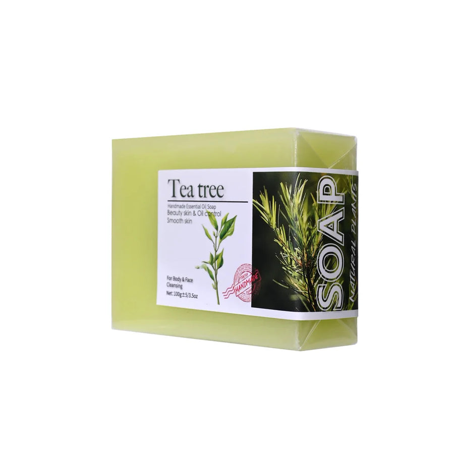 The Tea Tree Bar – Handmade Olive Oil & Essential Oil Soap (100g)