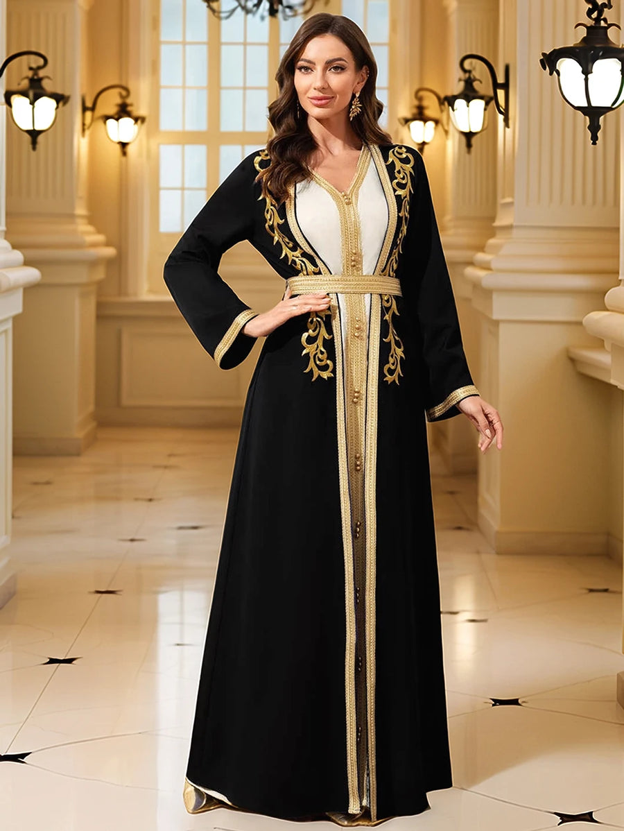 Gold of the East – Embroidered Moroccan Kaftan for the Muslim Woman in America
